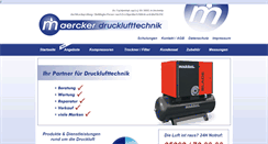Desktop Screenshot of maercker-drucklufttechnik.de
